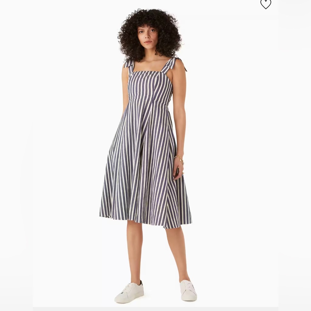 Size 14 Kate Spade Midi Dress 100% Cotton - Picture 3 of 3